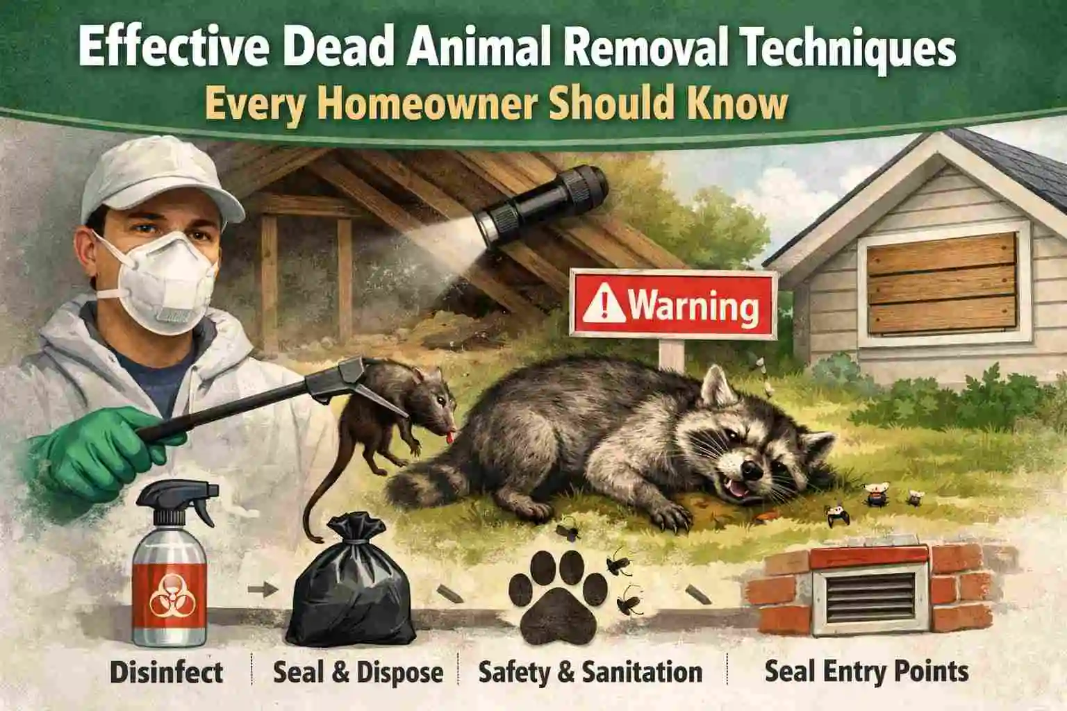 Effective Dead Animal Removal Techniques Every Homeowner Should Know
