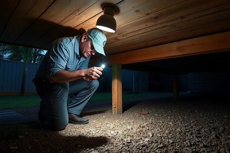 Under Deck Possum Removal Reservoir